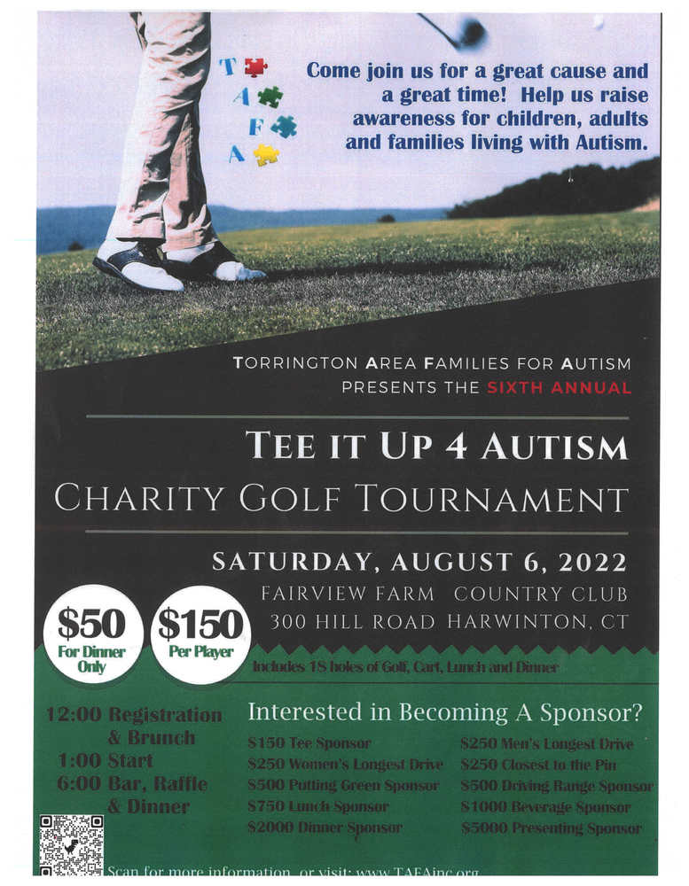 Tee It Up 4 Autism Flyer