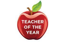 Apple with Teacher of the Year 