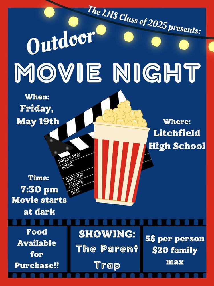 Outdoor Movie Night Flyer