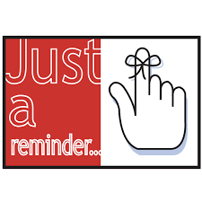 Just a reminder
