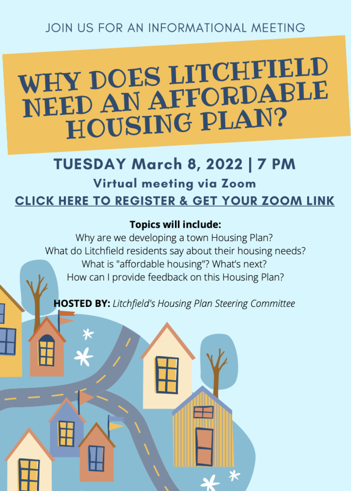 Informational Meeting Affordable Housing Litchfield Litchfield High