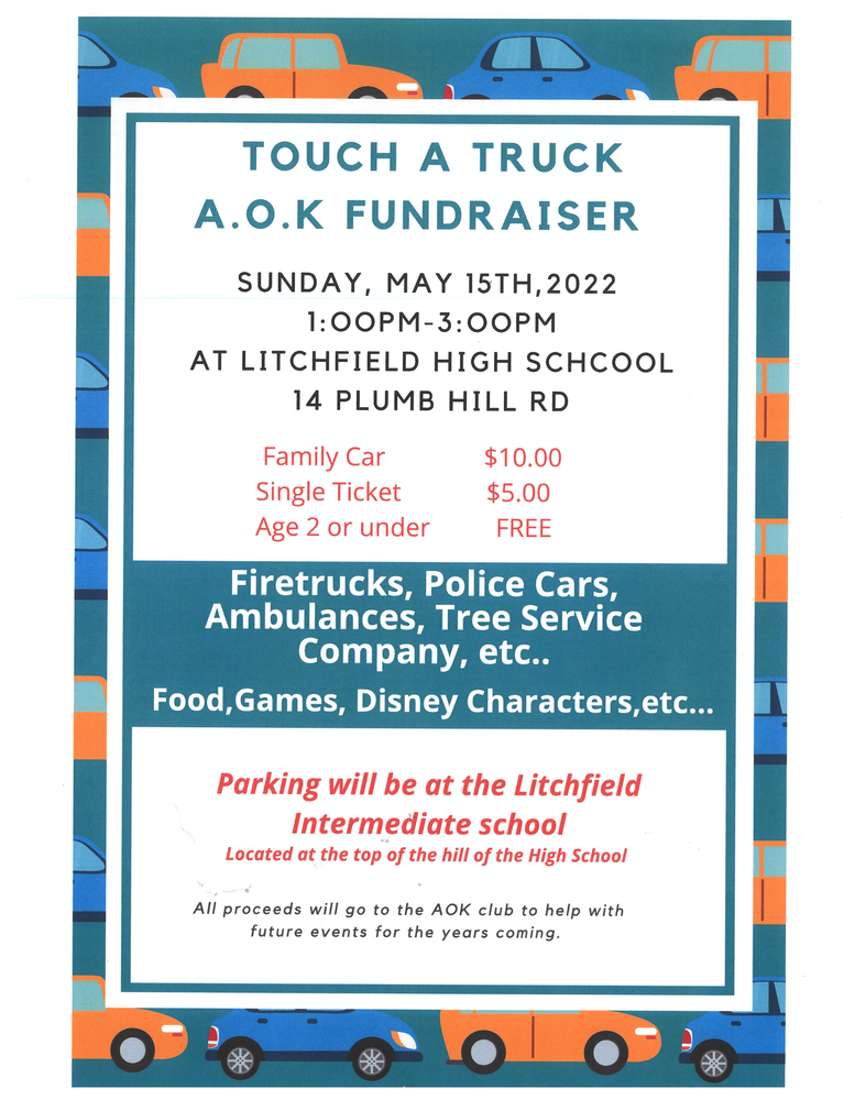 Touch-a-Truck Fundraiser Flyer