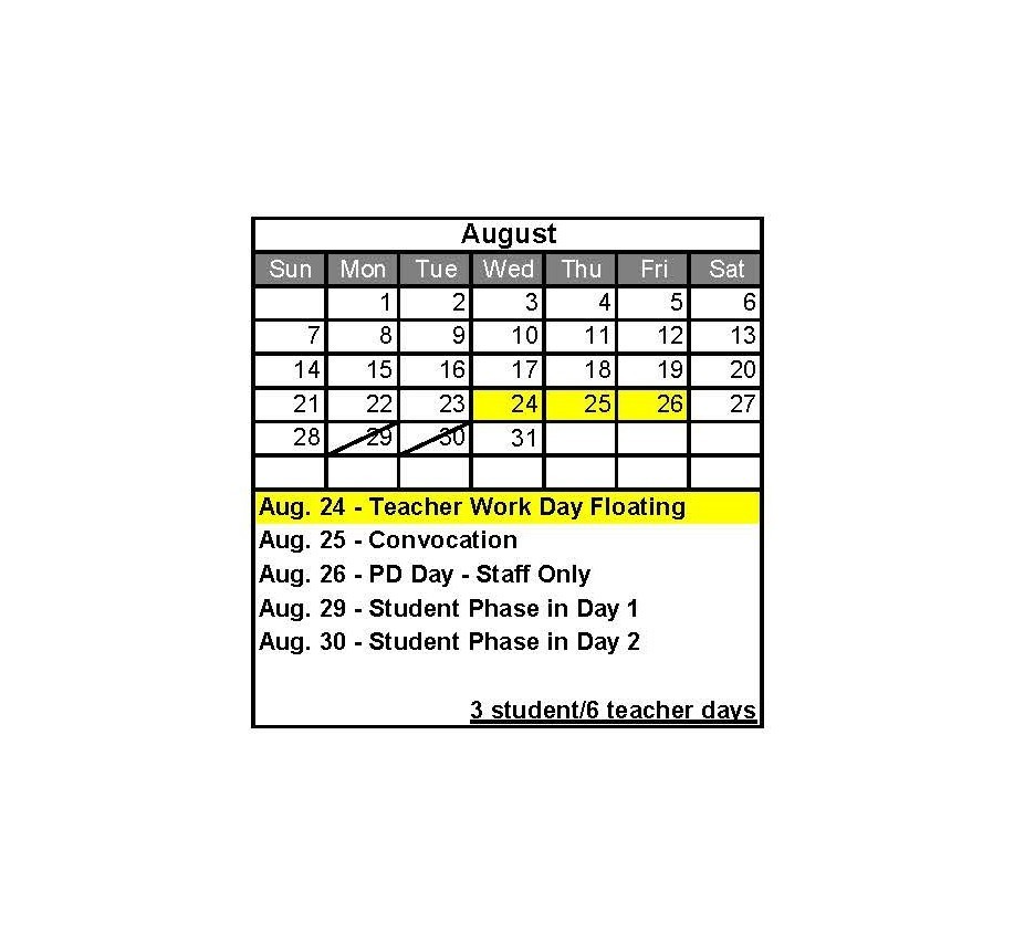 2022-2023 School Calendar