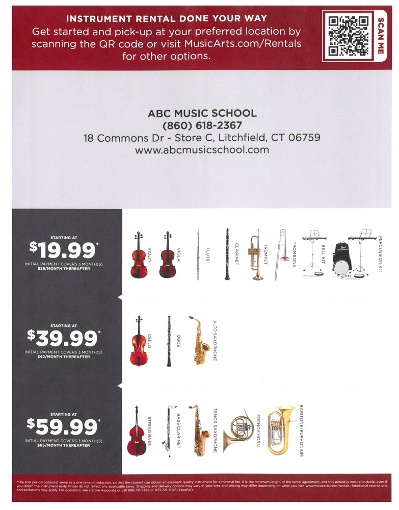 ABC Music School Flyer