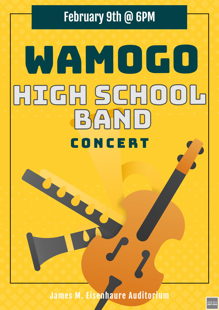 Wamogo HS Band Winter Concert RESCHEDULED