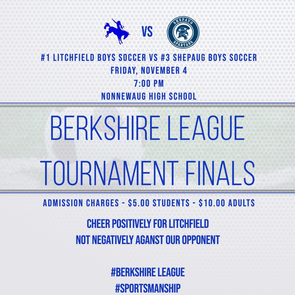 Berkshire League Tournement Flyer - Boys Soccer