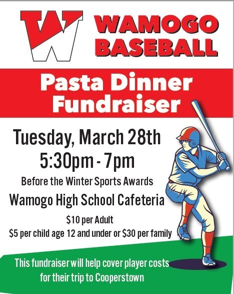 Wamogo Baseball Pasta Dinner Fundraiser
